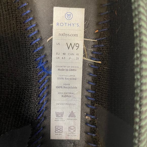 Rothy's The Point Emerald Green Python Ballet Flats Print 9 - Picture 4 of 5